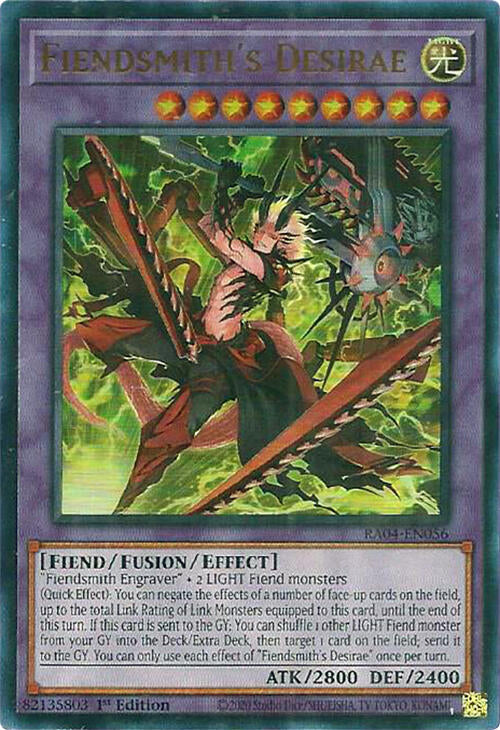 Fiendsmith's Desirae [RA04-EN056] Ultra Rare | Galactic Gamez