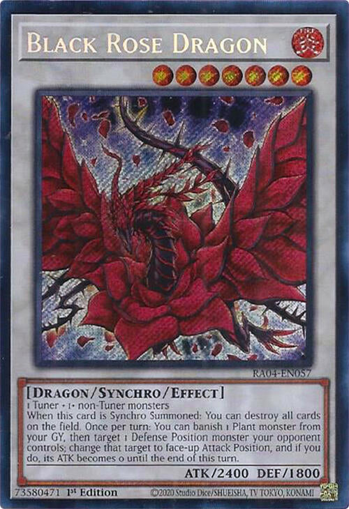Black Rose Dragon [RA04-EN057] Secret Rare | Galactic Gamez