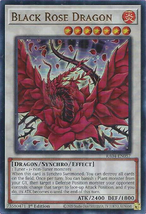 Black Rose Dragon [RA04-EN057] Ultra Rare | Galactic Gamez