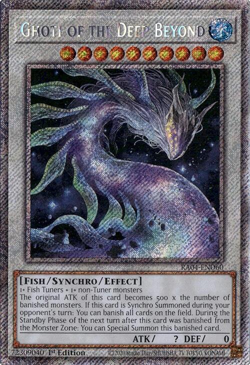 Ghoti of the Deep Beyond [RA04-EN060] Platinum Secret Rare | Galactic Gamez