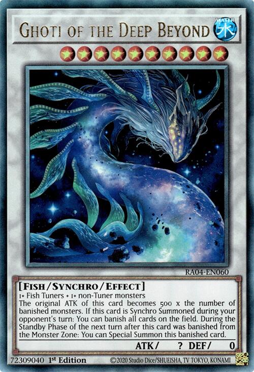 Ghoti of the Deep Beyond [RA04-EN060] Prismatic Ultimate Rare | Galactic Gamez