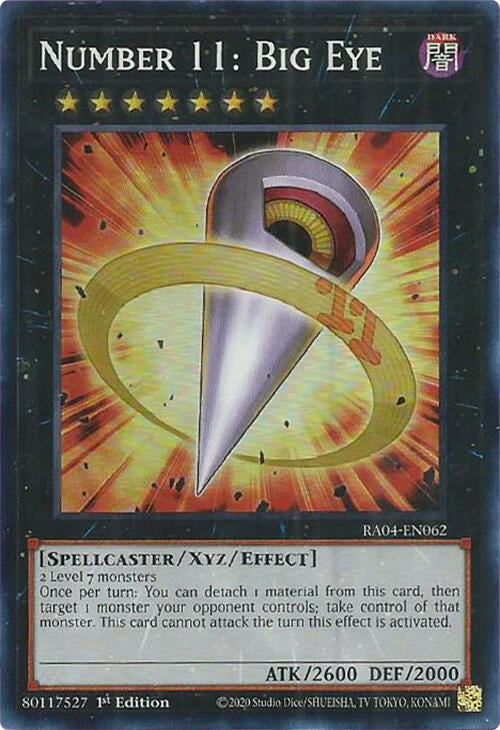 Number 11: Big Eye [RA04-EN062] Super Rare | Galactic Gamez