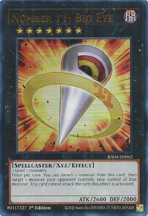 Number 11: Big Eye [RA04-EN062] Ultra Rare | Galactic Gamez