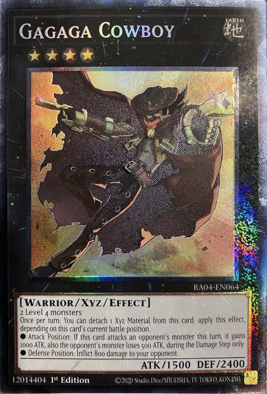 Gagaga Cowboy [RA04-EN064] Prismatic Collector's Rare | Galactic Gamez