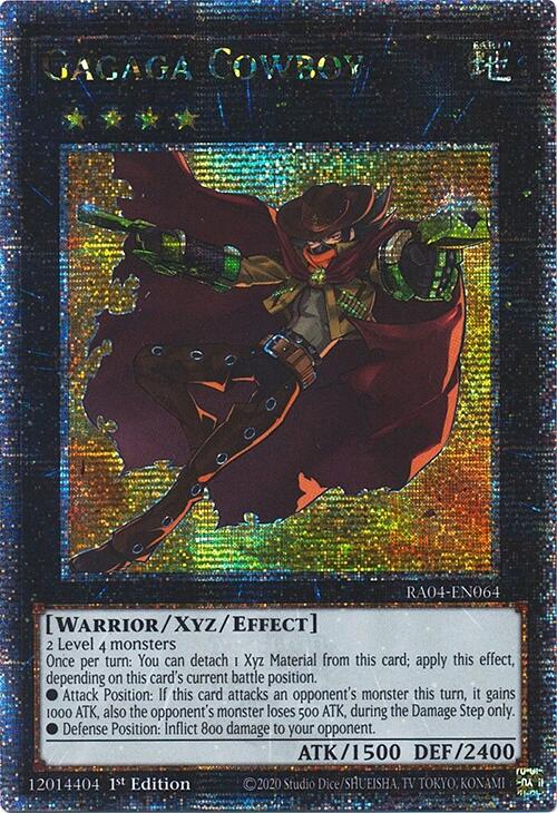 Gagaga Cowboy [RA04-EN064] Quarter Century Secret Rare | Galactic Gamez