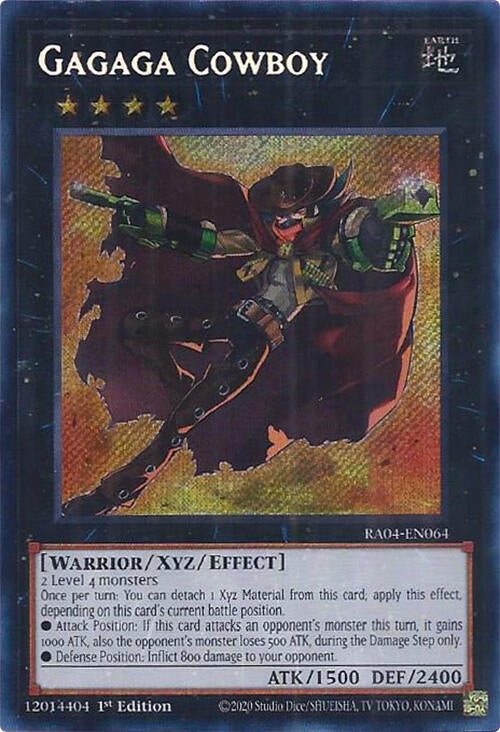 Gagaga Cowboy [RA04-EN064] Secret Rare | Galactic Gamez