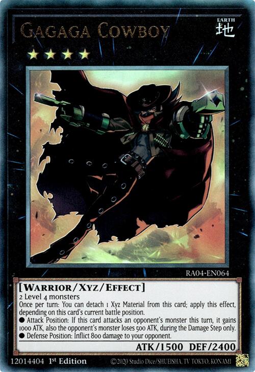 Gagaga Cowboy [RA04-EN064] Prismatic Ultimate Rare | Galactic Gamez
