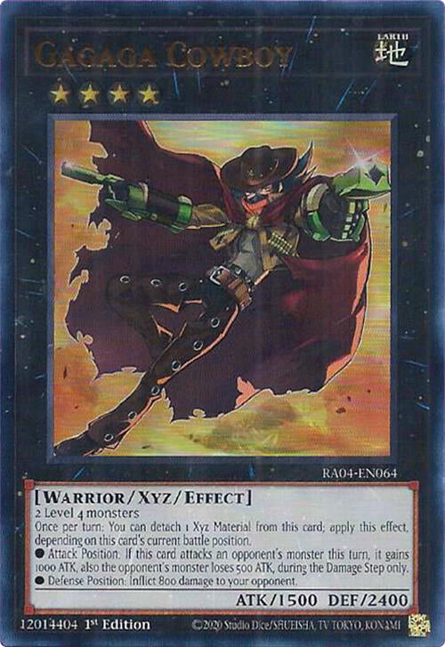 Gagaga Cowboy [RA04-EN064] Ultra Rare | Galactic Gamez