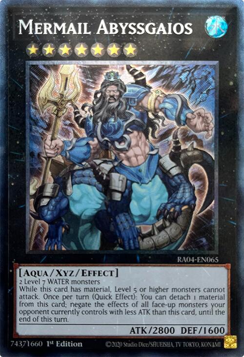 Mermail Abyssgaios [RA04-EN065] Prismatic Collector's Rare | Galactic Gamez
