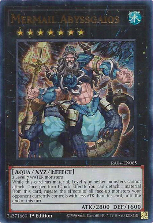 Mermail Abyssgaios [RA04-EN065] Ultra Rare | Galactic Gamez