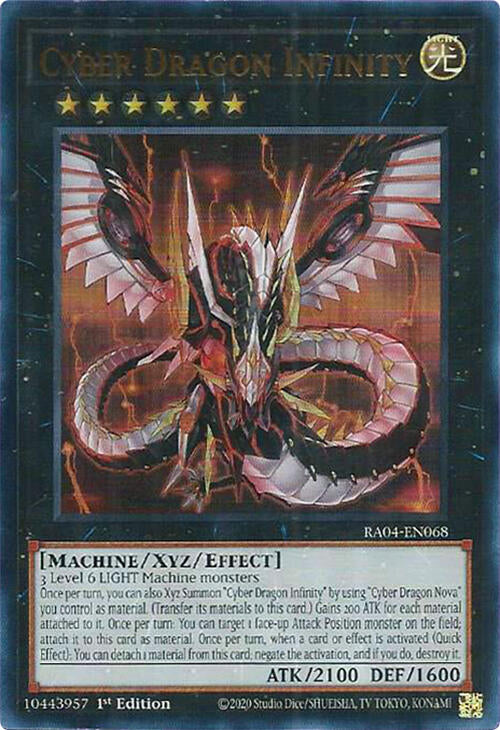 Cyber Dragon Infinity [RA04-EN068] Ultra Rare | Galactic Gamez