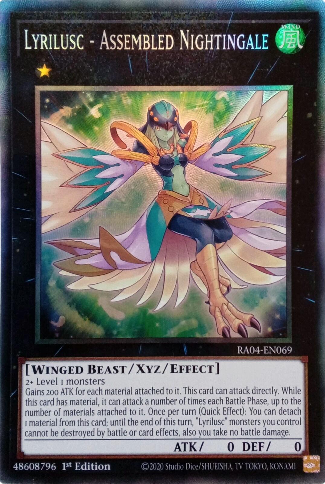 Lyrilusc - Assembled Nightingale [RA04-EN069] Prismatic Collector's Rare | Galactic Gamez