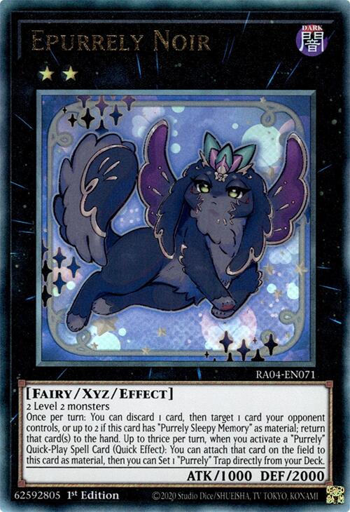 Epurrely Noir [RA04-EN071] Prismatic Ultimate Rare | Galactic Gamez