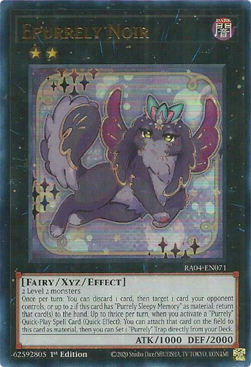 Epurrely Noir [RA04-EN071] Ultra Rare | Galactic Gamez
