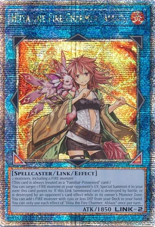 Hiita the Fire Charmer, Ablaze [RA04-EN074] Quarter Century Secret Rare | Galactic Gamez