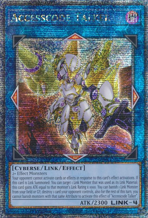 Accesscode Talker (New Art) [RA04-EN079] Quarter Century Secret Rare | Galactic Gamez
