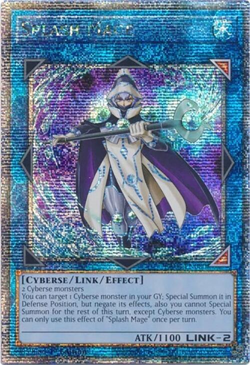 Splash Mage [RA04-EN080] Quarter Century Secret Rare | Galactic Gamez