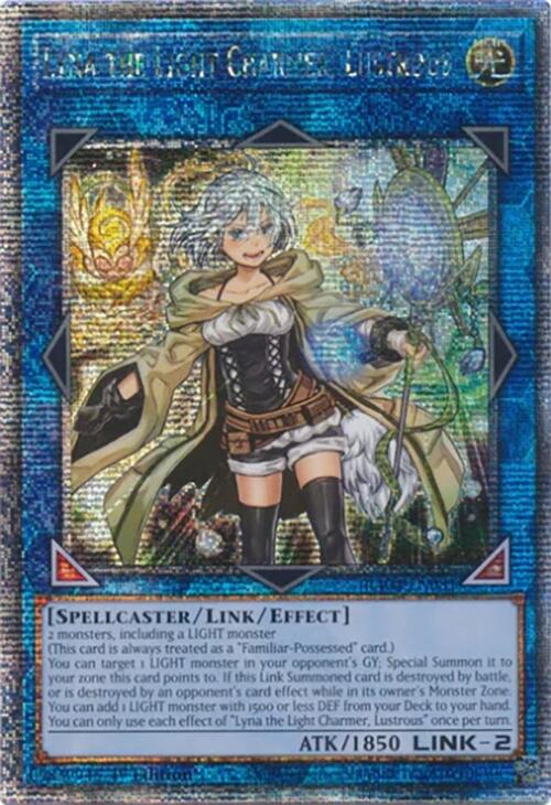 Lyna the Light Charmer, Lustrous [RA04-EN081] Quarter Century Secret Rare | Galactic Gamez