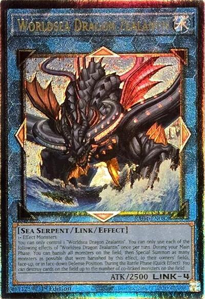 Worldsea Dragon Zealantis [RA04-EN082] Prismatic Ultimate Rare | Galactic Gamez