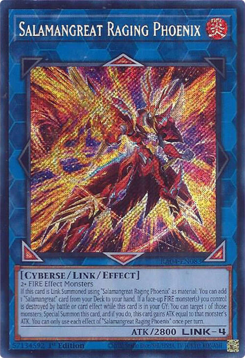 Salamangreat Raging Phoenix [RA04-EN083] Secret Rare | Galactic Gamez