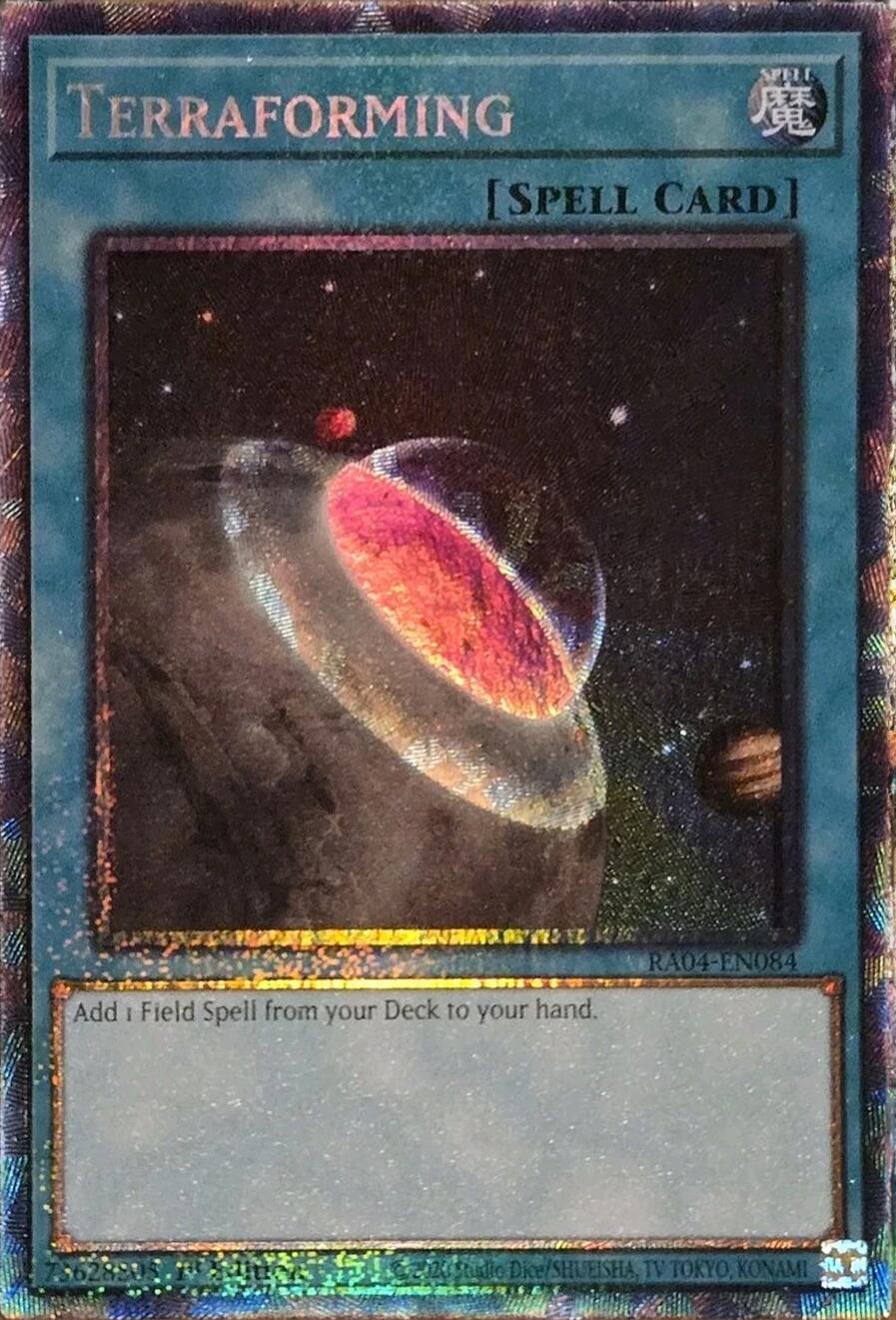 Terraforming [RA04-EN084] Prismatic Collector's Rare | Galactic Gamez