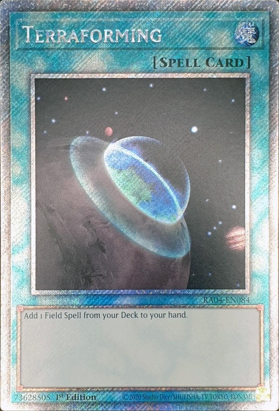 Terraforming [RA04-EN084] Platinum Secret Rare | Galactic Gamez