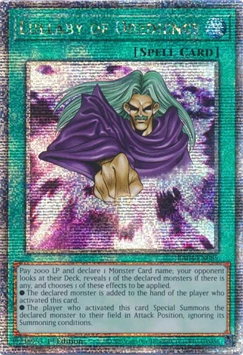 Lullaby of Obedience [RA04-EN085] Quarter Century Secret Rare | Galactic Gamez