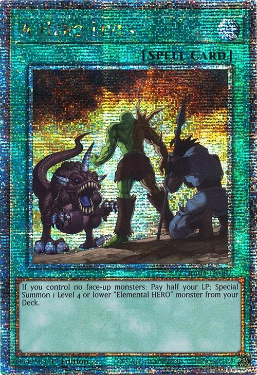 A Hero Lives [RA04-EN087] Quarter Century Secret Rare | Galactic Gamez