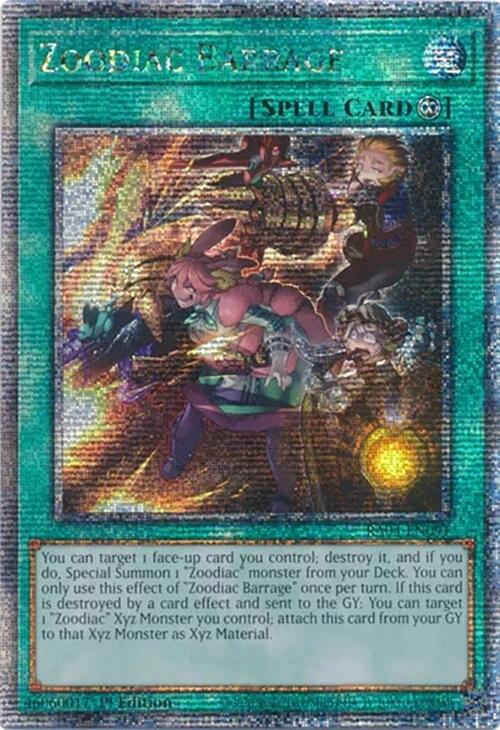 Zoodiac Barrage [RA04-EN091] Quarter Century Secret Rare | Galactic Gamez