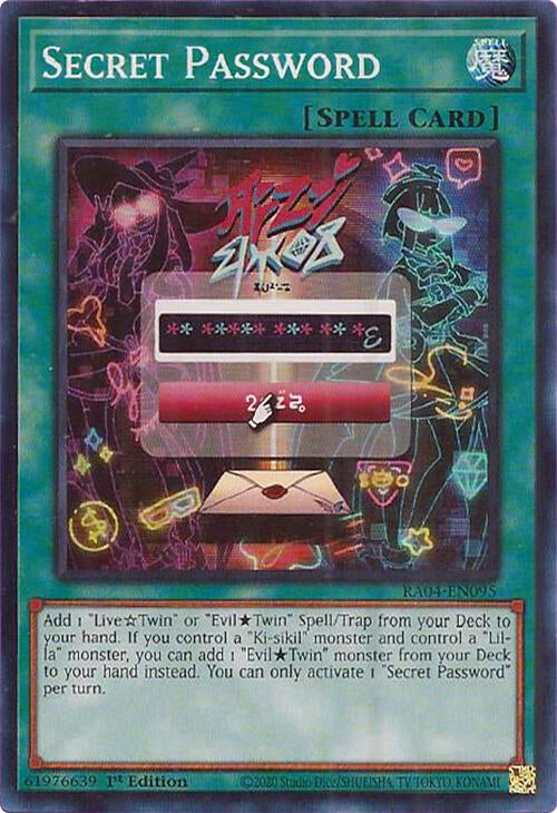 Secret Password [RA04-EN095] Super Rare | Galactic Gamez