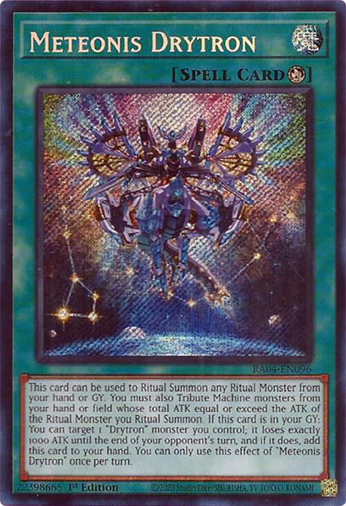Meteonis Drytron [RA04-EN096] Secret Rare | Galactic Gamez
