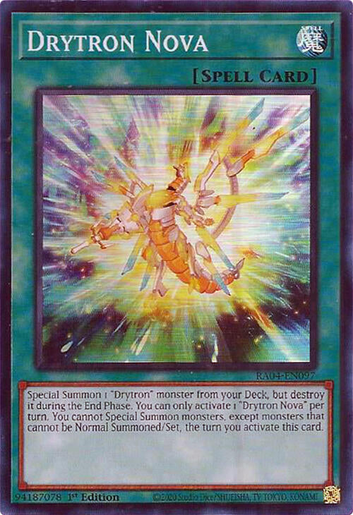 Drytron Nova [RA04-EN097] Super Rare | Galactic Gamez