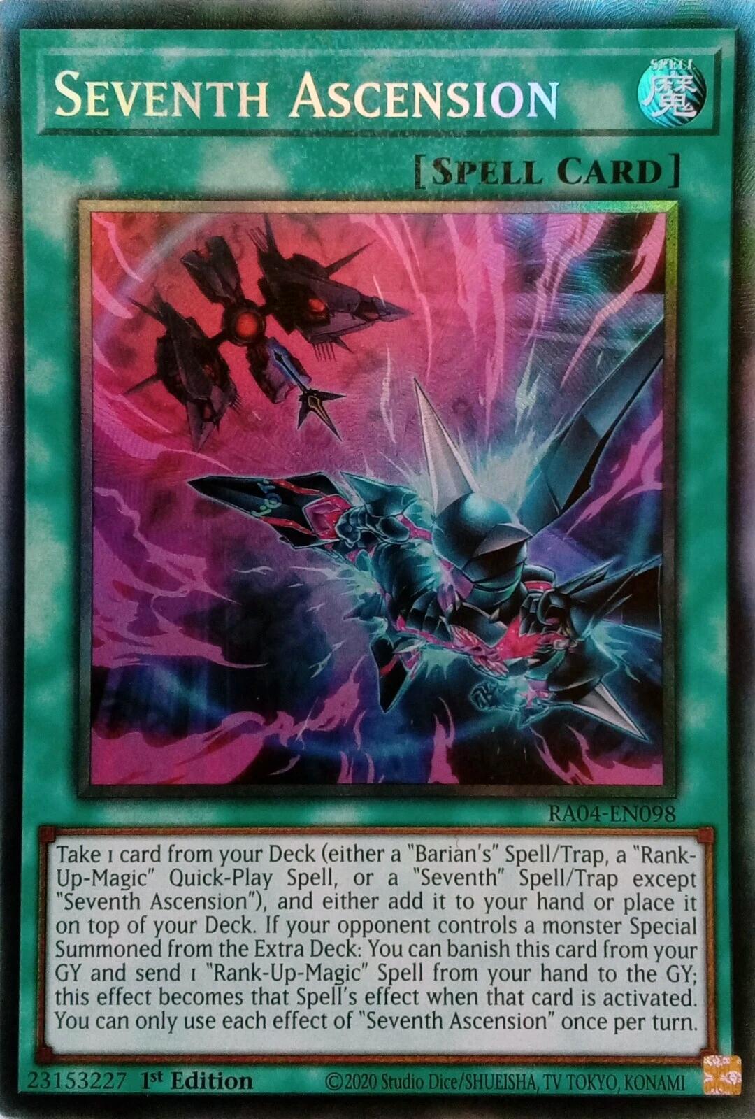 Seventh Ascension [RA04-EN098] Prismatic Collector's Rare | Galactic Gamez