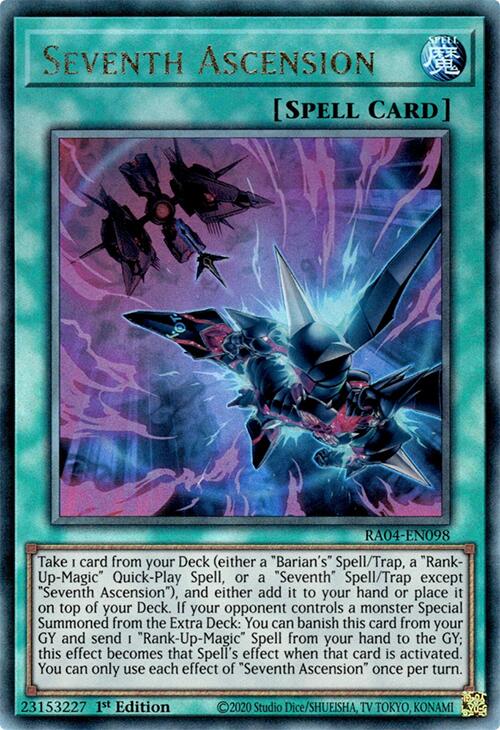 Seventh Ascension [RA04-EN098] Prismatic Ultimate Rare | Galactic Gamez