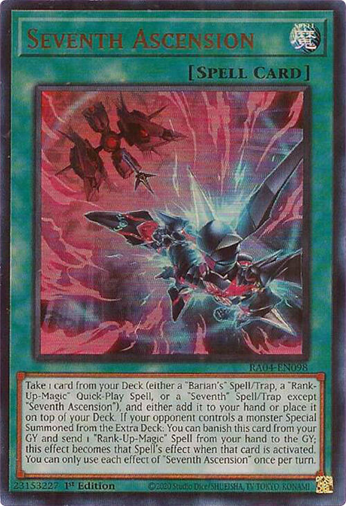 Seventh Ascension [RA04-EN098] Ultra Rare | Galactic Gamez