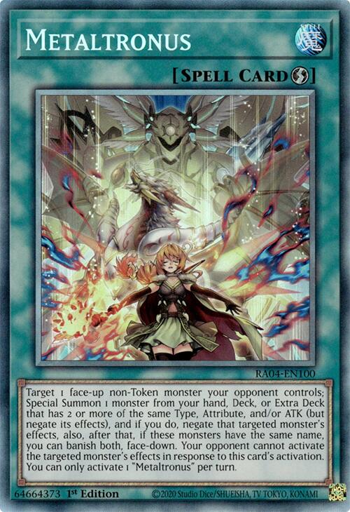 Metaltronus [RA04-EN100] Prismatic Collector's Rare | Galactic Gamez