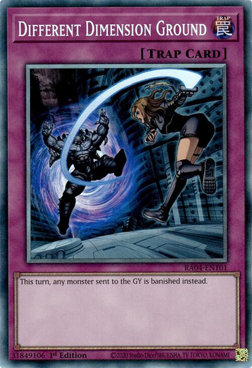 Different Dimension Ground [RA04-EN101] Prismatic Collector's Rare | Galactic Gamez