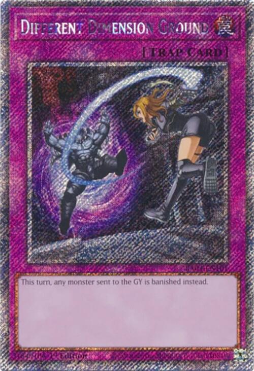 Different Dimension Ground [RA04-EN101] Platinum Secret Rare | Galactic Gamez