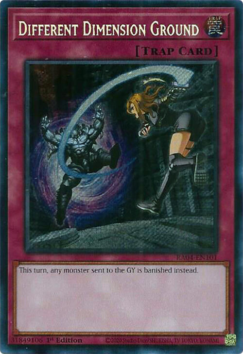 Different Dimension Ground [RA04-EN101] Secret Rare | Galactic Gamez