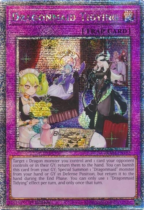 Dragonmaid Tidying [RA04-EN102] Quarter Century Secret Rare | Galactic Gamez