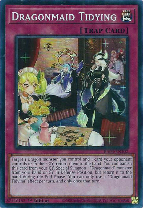 Dragonmaid Tidying [RA04-EN102] Super Rare | Galactic Gamez