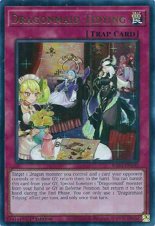 Dragonmaid Tidying [RA04-EN102] Ultra Rare | Galactic Gamez