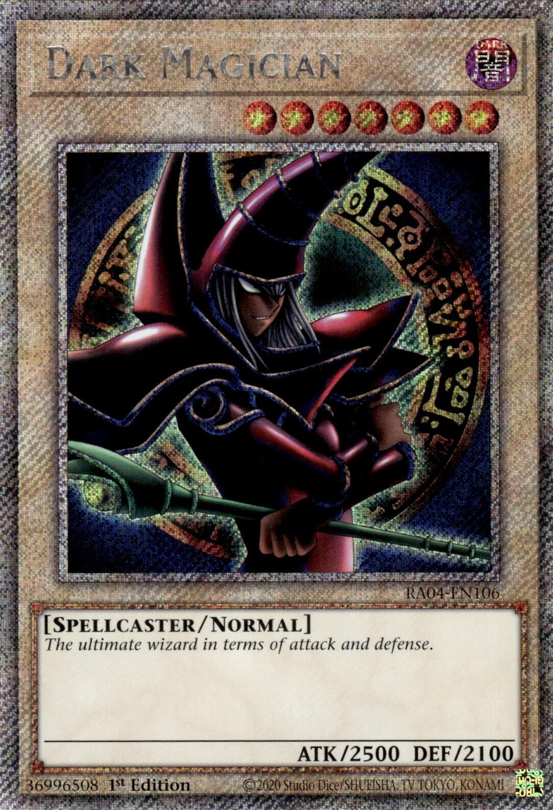 Dark Magician (Arkana) [RA04-EN106] Platinum Secret Rare | Galactic Gamez