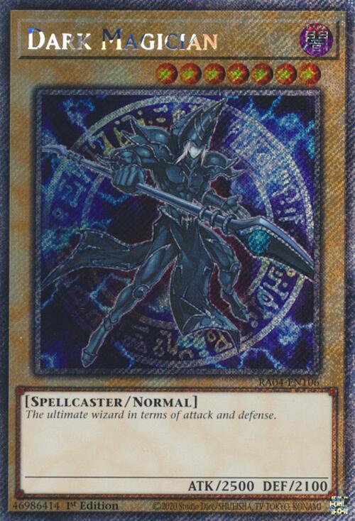 Dark Magician (7th Art) [RA04-EN106] Platinum Secret Rare | Galactic Gamez