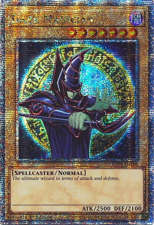 Dark Magician (9th Art) [RA04-EN106] Quarter Century Secret Rare | Galactic Gamez
