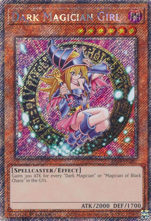Dark Magician Girl (3rd Art) [RA04-EN107] Platinum Secret Rare | Galactic Gamez