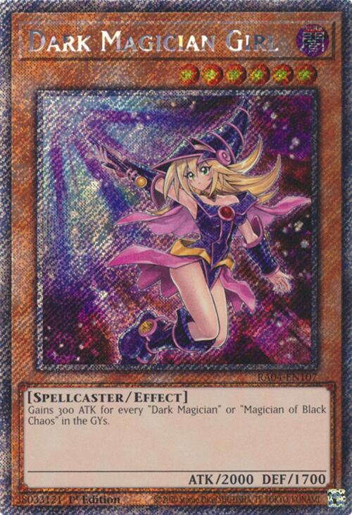 Dark Magician Girl (7th Art) [RA04-EN107] Platinum Secret Rare | Galactic Gamez
