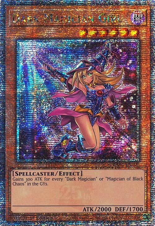 Dark Magician Girl (7th Art) [RA04-EN107] Quarter Century Secret Rare | Galactic Gamez
