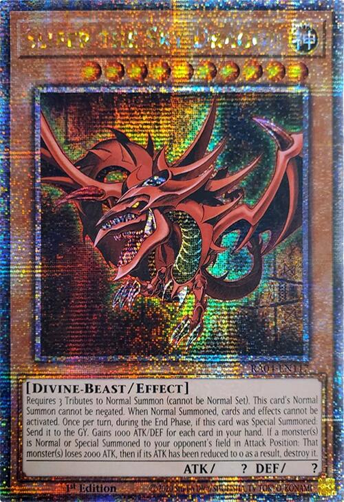 Slifer the Sky Dragon [RA04-EN117] Quarter Century Secret Rare | Galactic Gamez