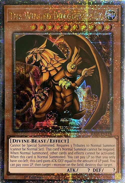 The Winged Dragon of Ra [RA04-EN118] Quarter Century Secret Rare | Galactic Gamez